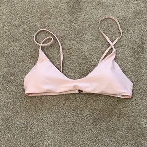 Pink shein bikini top